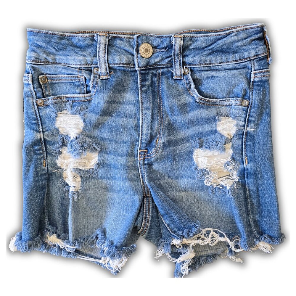 Women's Size 4 American Eagle NE(x)T Level Stretch Hi-Rise Shortie
